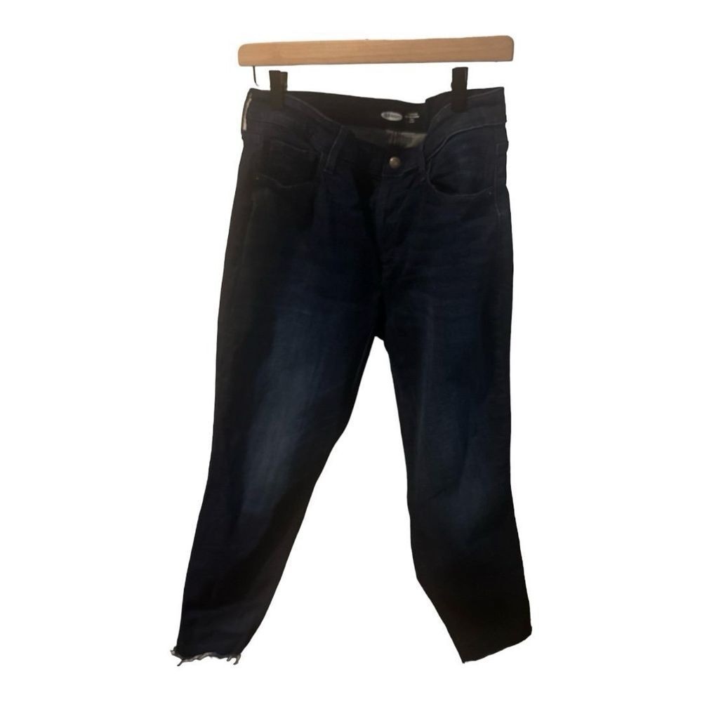 Old Navy Rockstar Super Skinny Jeans Mid-Rise Dark Wash Denim Size 16